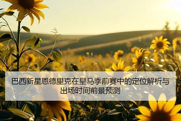 巴西新星恩德里克在皇马季前赛中的定位解析与出场时间前景预测 | kaiyun